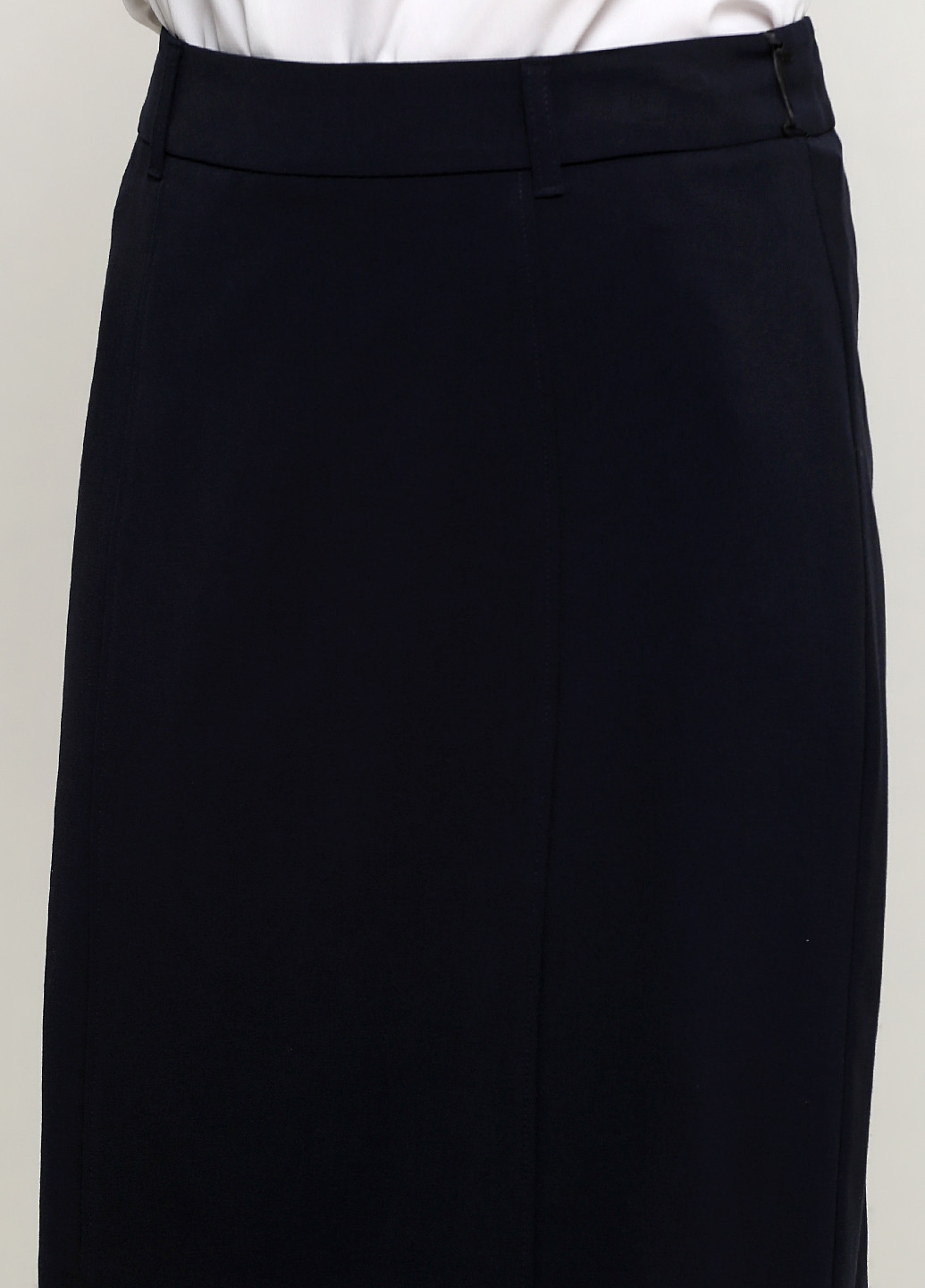 Темно-синяя кэжуал однотонная юбка Share с высокой талией
