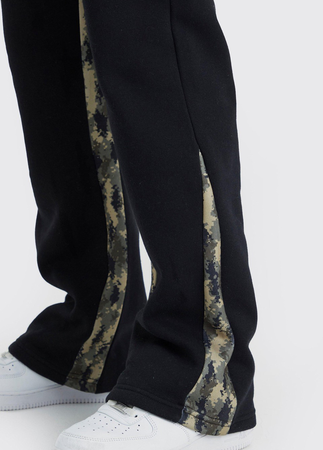 Черные кэжуал, спортивные демисезонные прямые брюки Boohoo