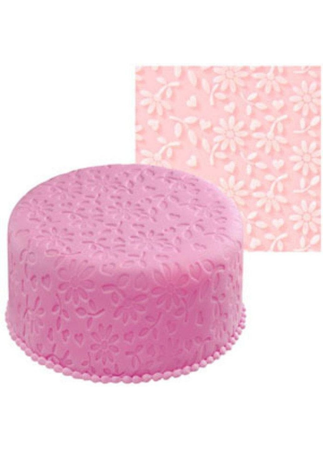 Текстурний силіконовий килимок для мастики 49 см Квітка М-8400 Empire (253630416)