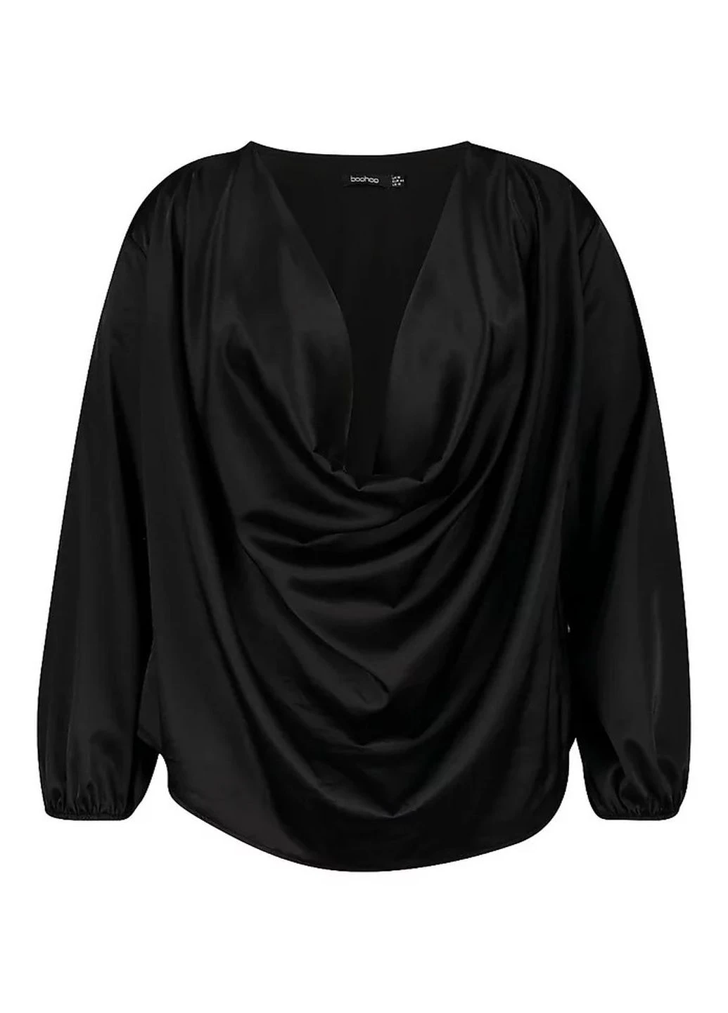 Чорна блуза Boohoo