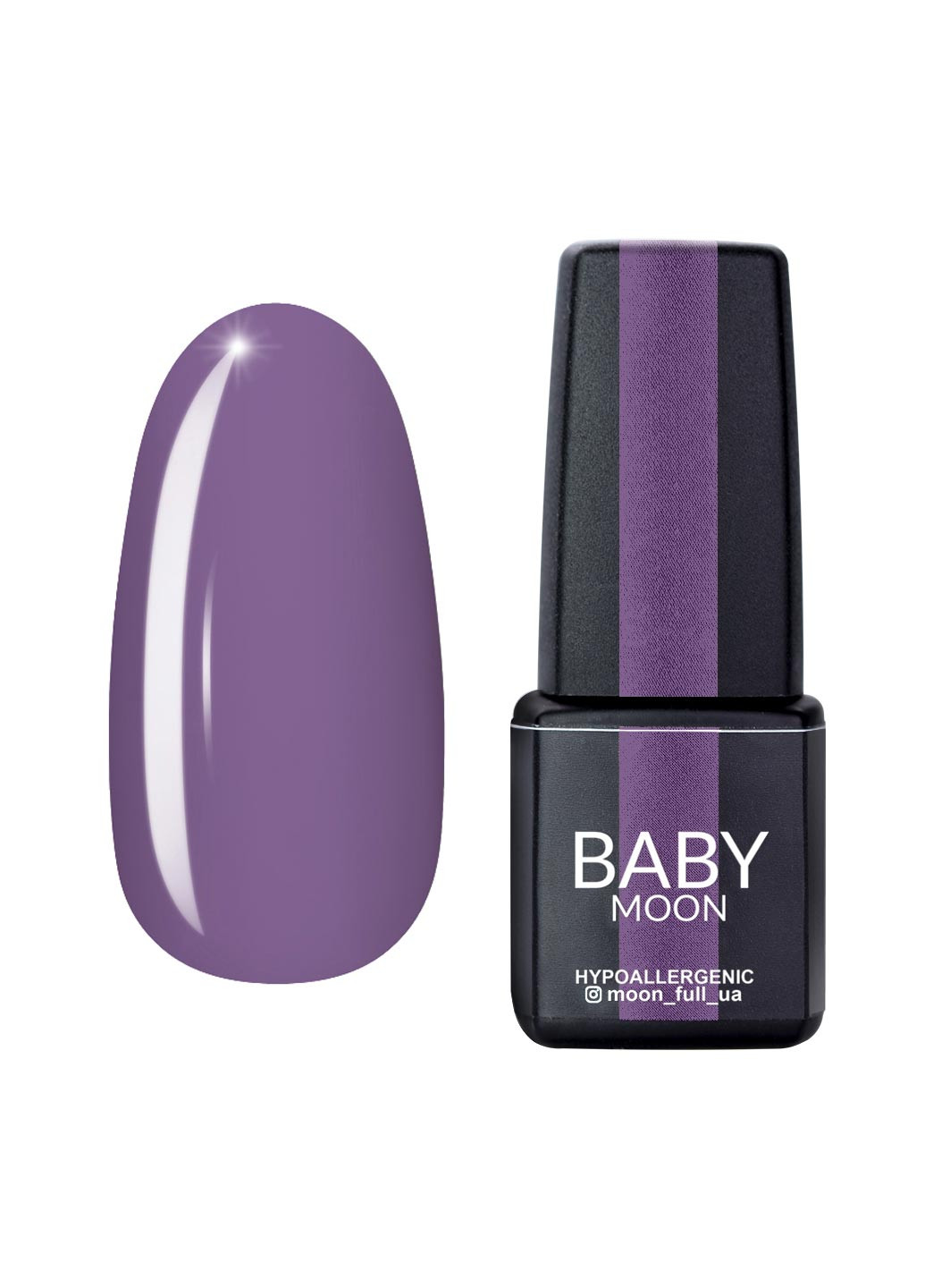 Гель лак BABY Lilac Train Gel polish, 6 мл №024 пастельний фіолетовий Moon (251422063)