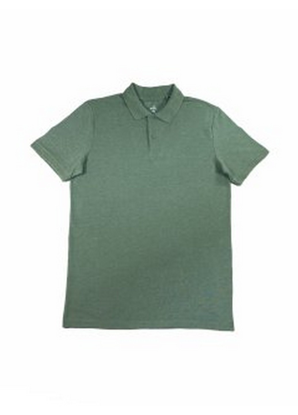 Оливковая (хаки) футболка-поло для мужчин C&A однотонная