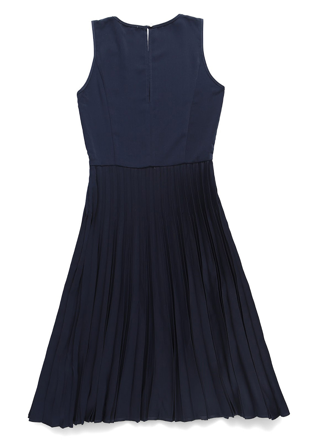 Темно-синя кежуал сукня кльош, плісована MINT&BERRY однотонна