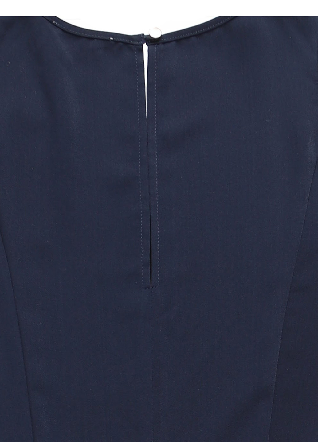 Темно-синя кежуал сукня кльош, плісована MINT&BERRY однотонна