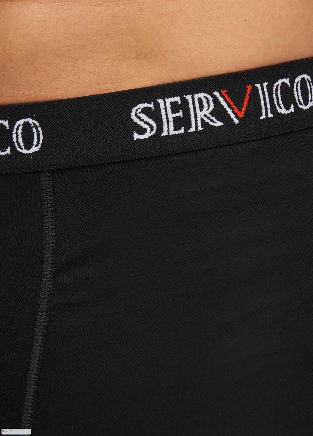 Труси-шорти чоловічі M чорний SVB001 Servico (254492105)