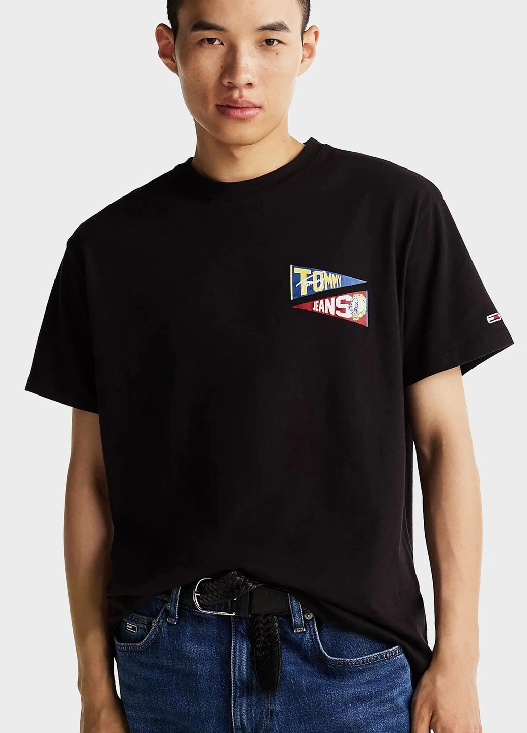 Чорна футболка Tommy Jeans