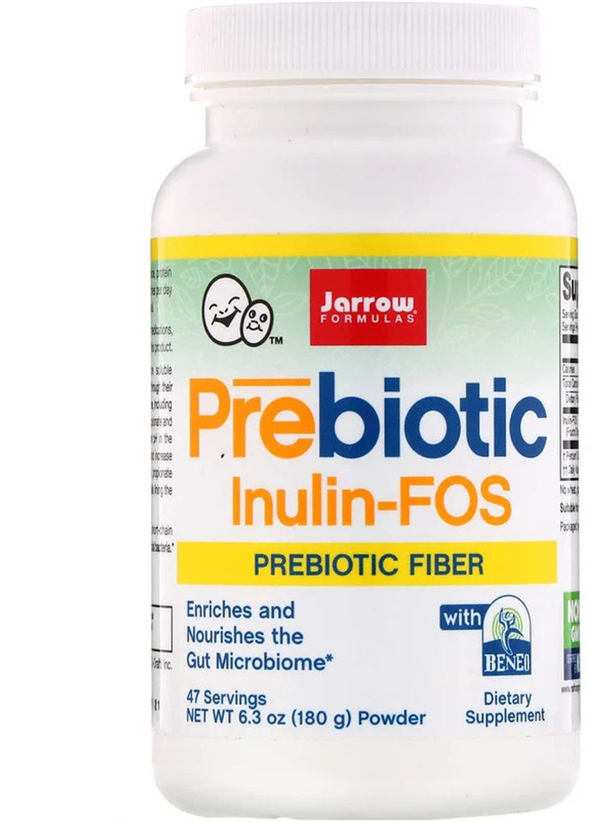 Пребиотик Инулин, Prebiotic Inulin FOS,, порошок, 180 гр. Jarrow Formulas (228292312)