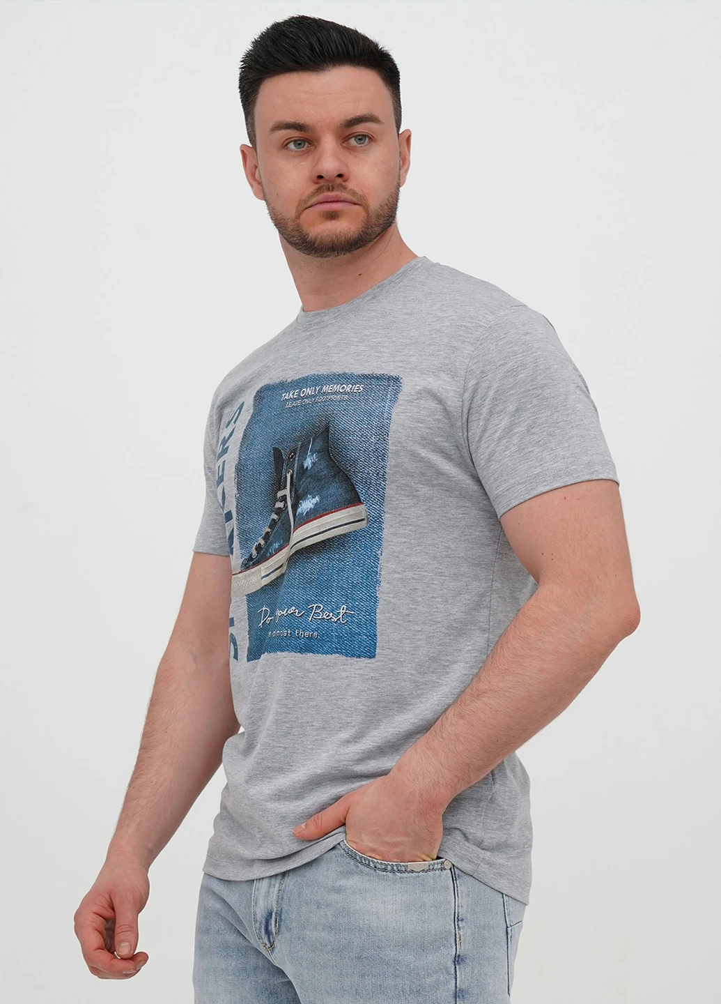 Сіра футболка Trend Collection