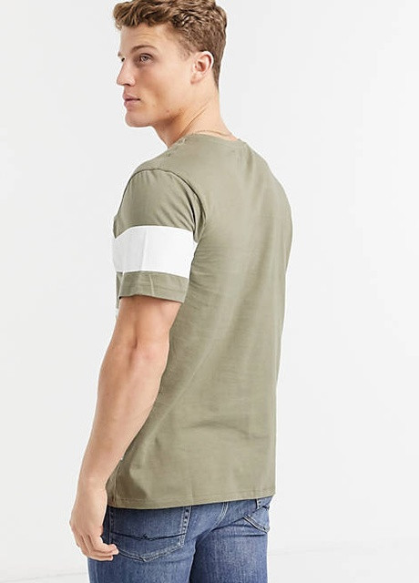 Зеленая футболка Burton Menswear 1850958 khaki