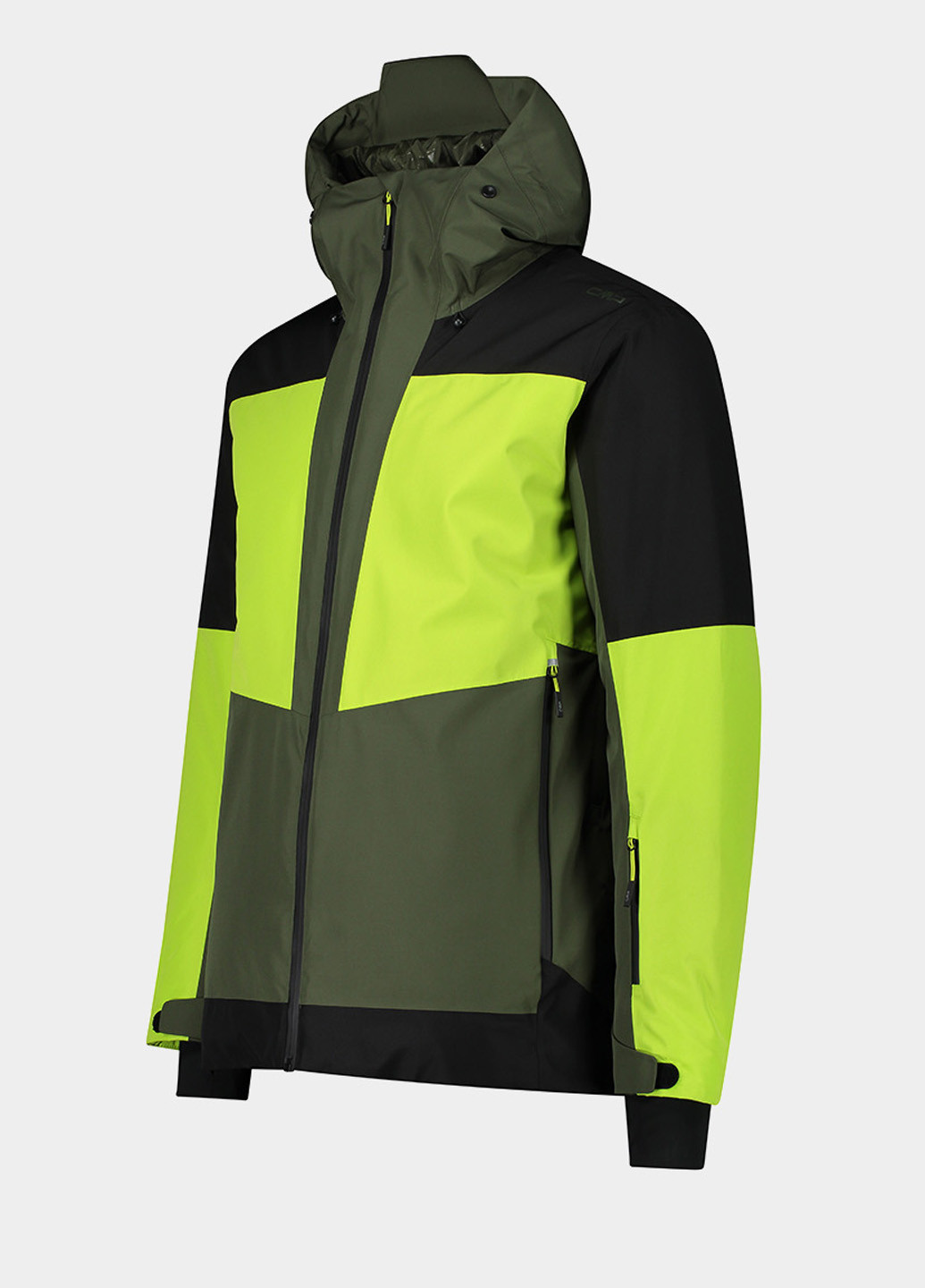 Зеленая зимняя куртка CMP MAN JACKET FIX HOOD