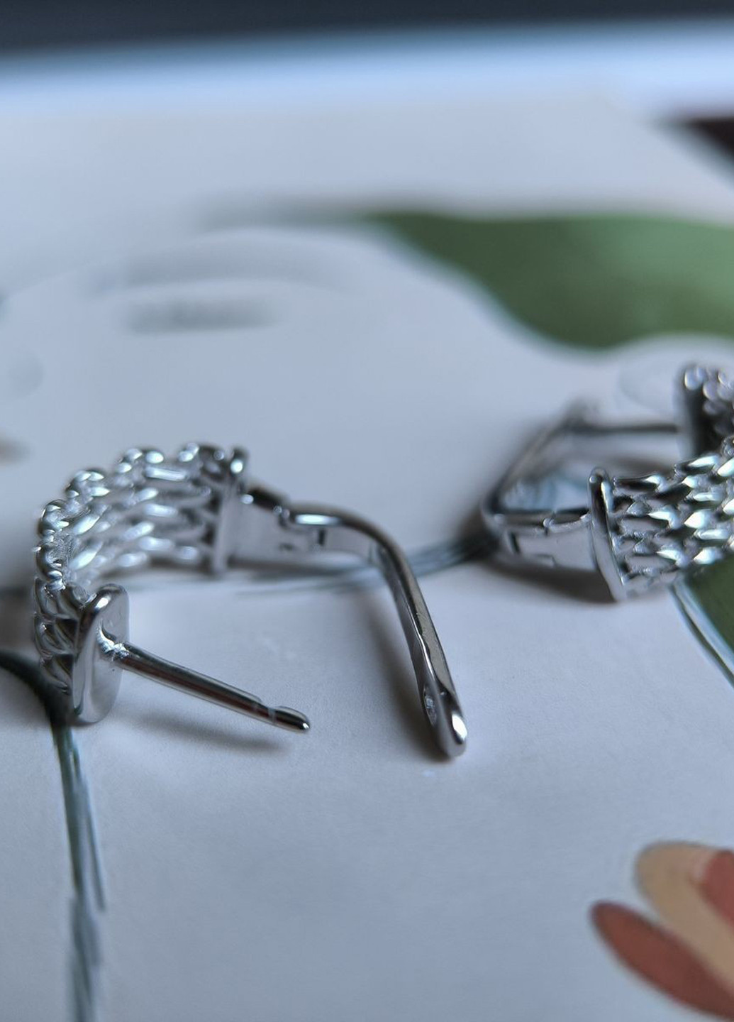 Серьги Silver Flame (336574516)