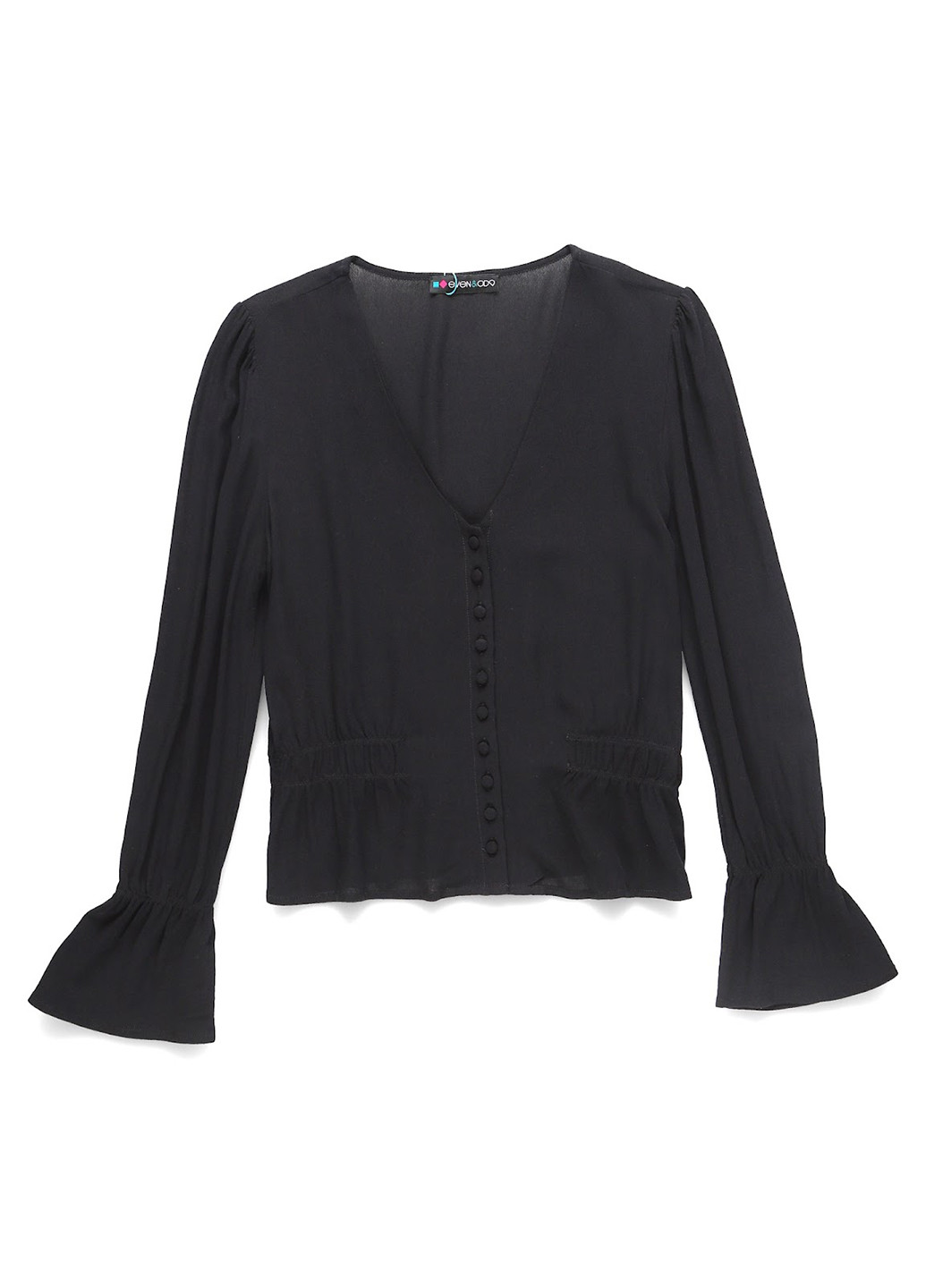 Чёрная блуза Even & Odd