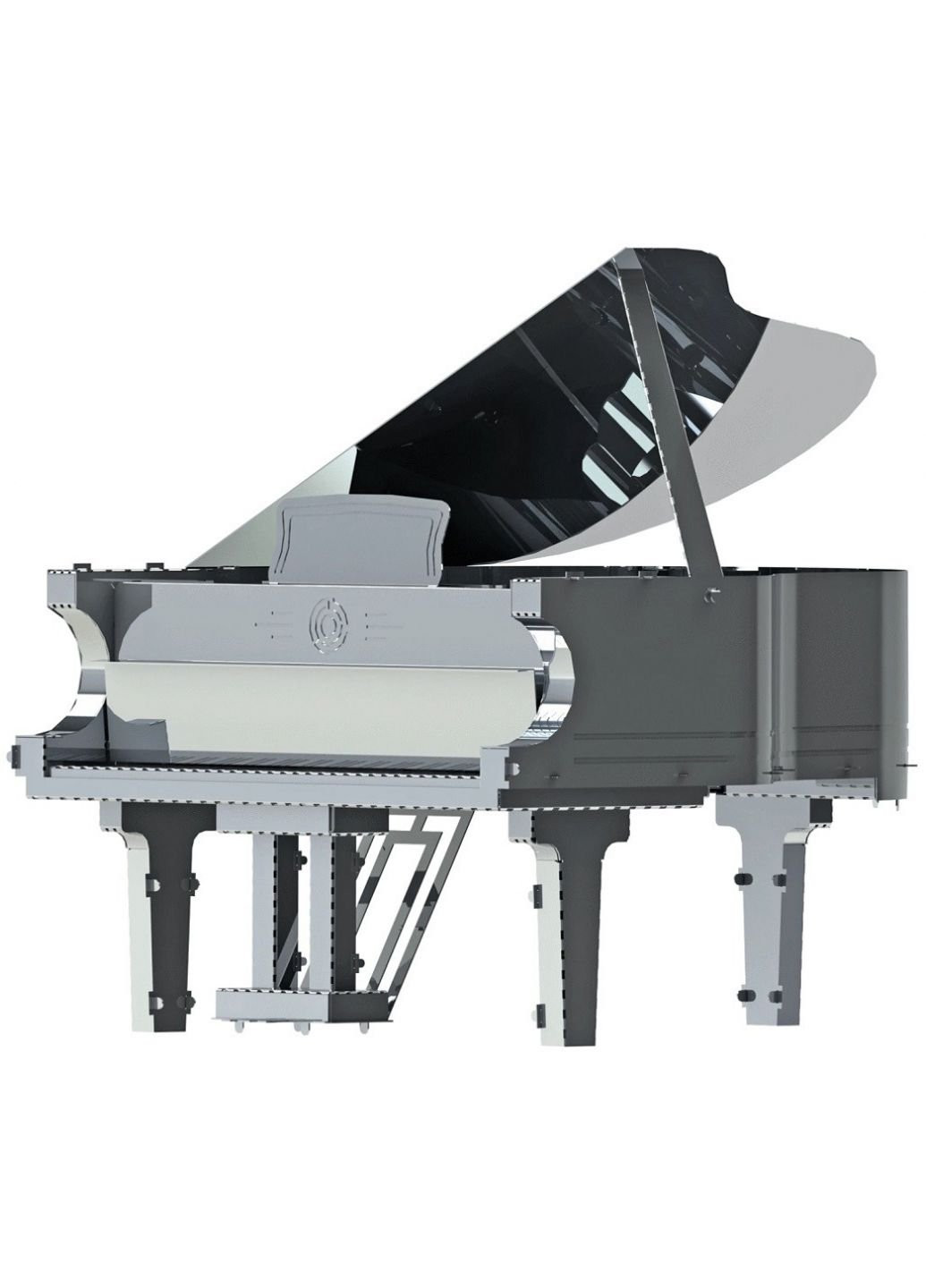 Конструктор Metal Time Grande Pianola (MT011) No Brand (254075970)