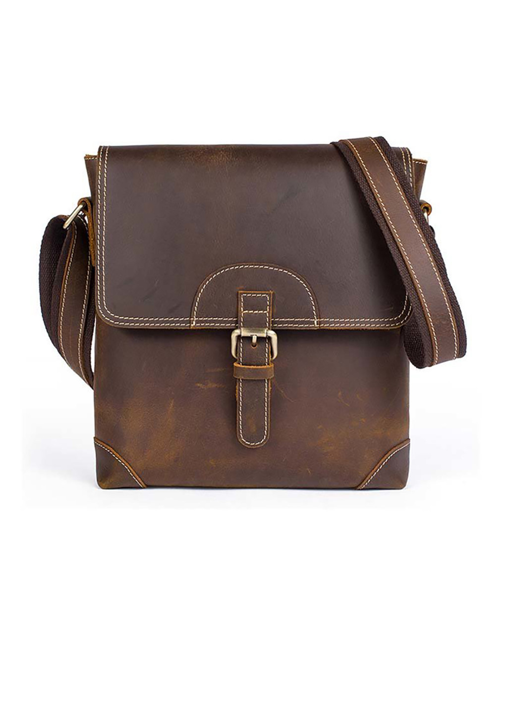 Мужская кожаная сумка 28х27х5 см Vintage (252127546)
