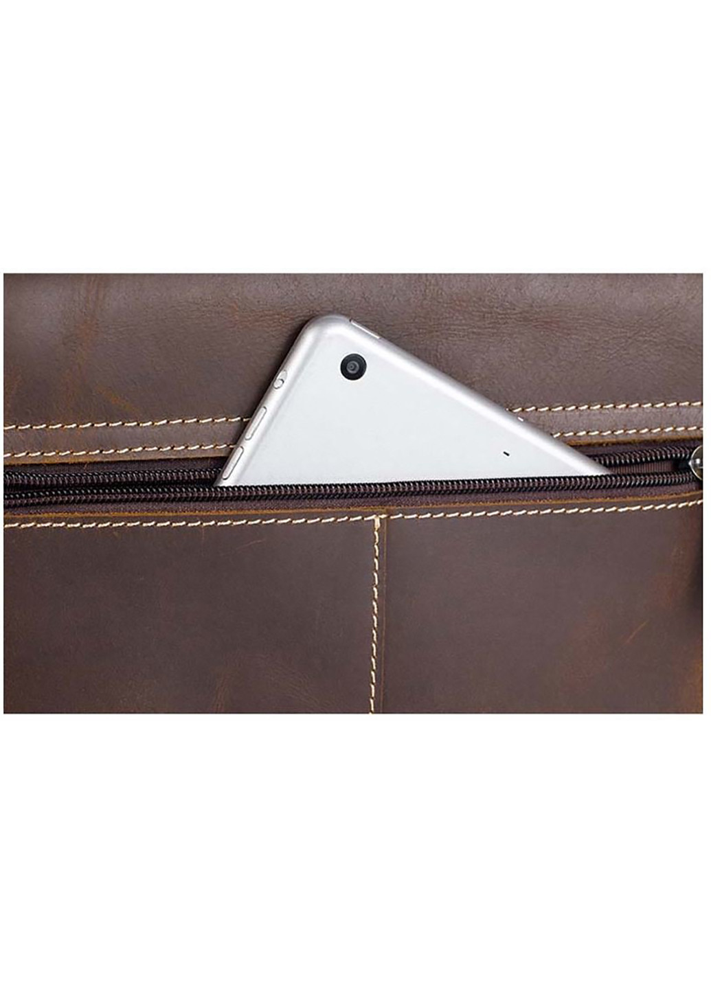 Мужская кожаная сумка 28х27х5 см Vintage (252127546)