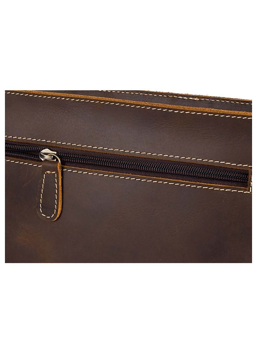 Мужская кожаная сумка 28х27х5 см Vintage (252127546)