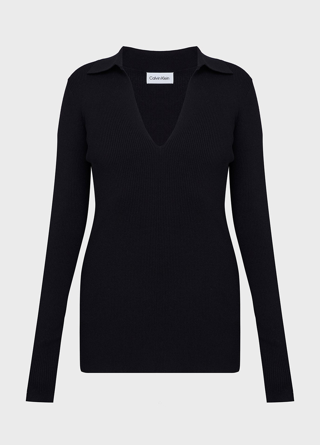 Черный зимний свитер Calvin Klein