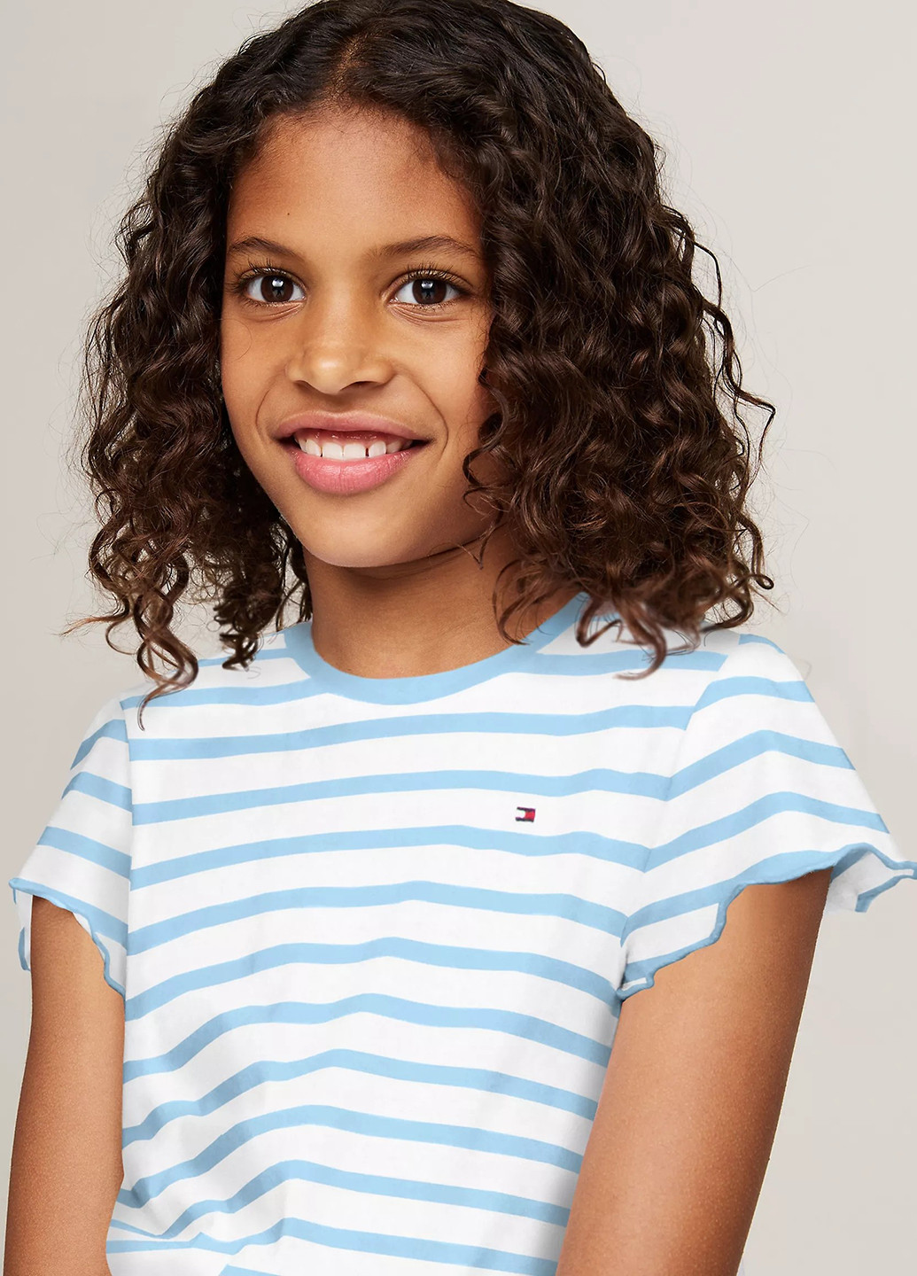 Белая летняя футболка Tommy Hilfiger