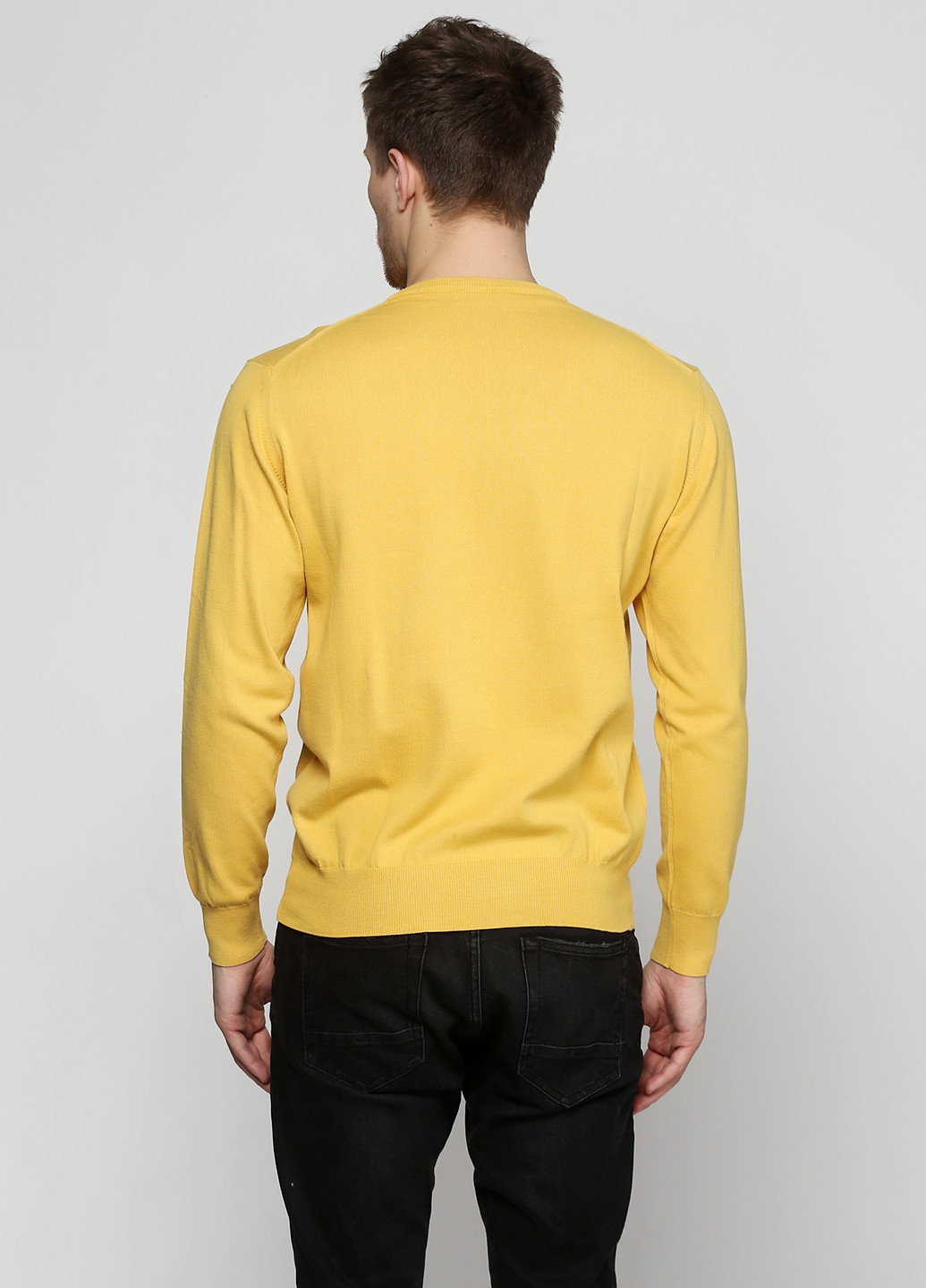 Желтый демисезонный пуловер пуловер Barbieri