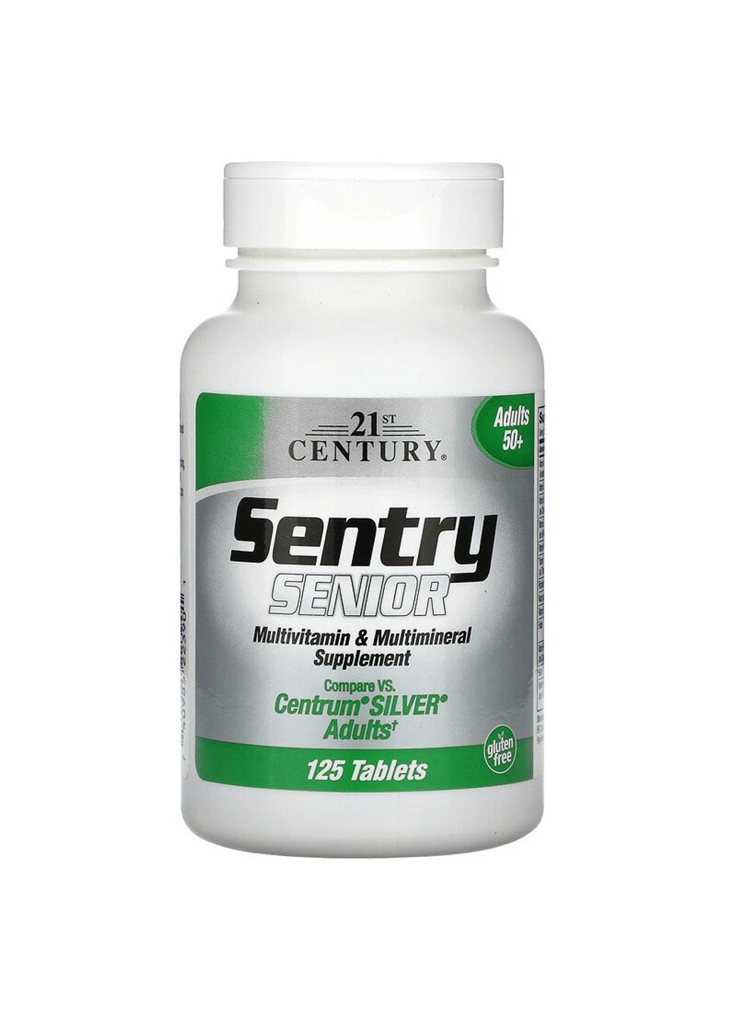 Комплекс вітамінів і мінералів Sentry Senior Multivitamin & Multimineral 50+ 125 таблеток 21st Century (255407598)