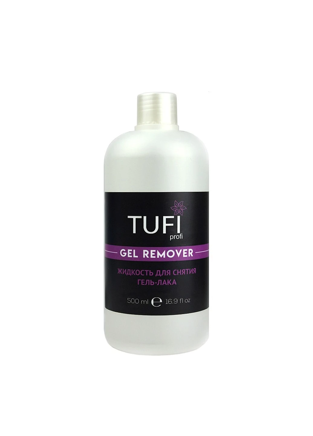 Рідина для зняття гель-лаку Gel Remover 500 мл Tufi Profi крышка-колпачок (220842530)
