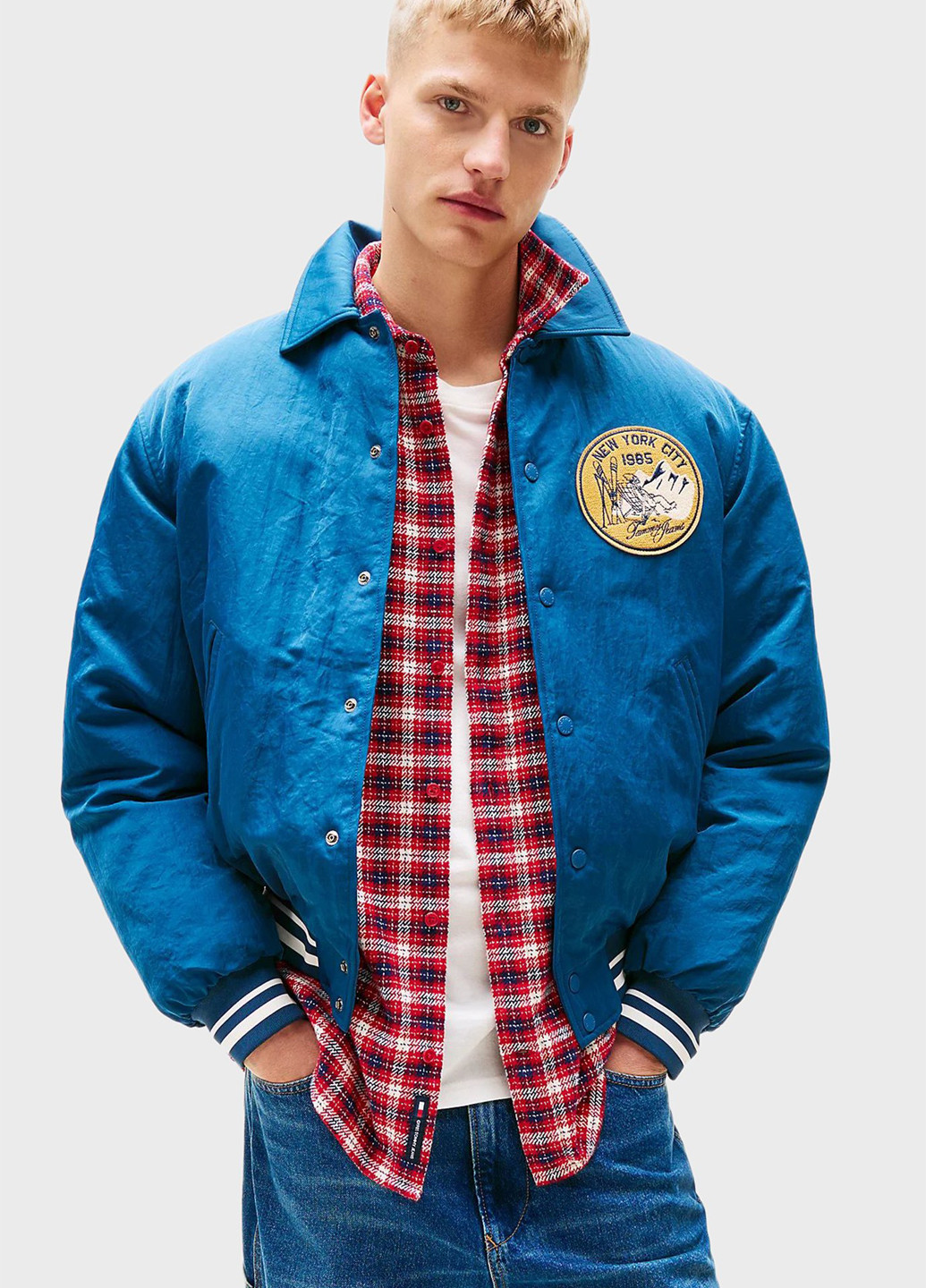 Синя демісезонна куртка Tommy Jeans