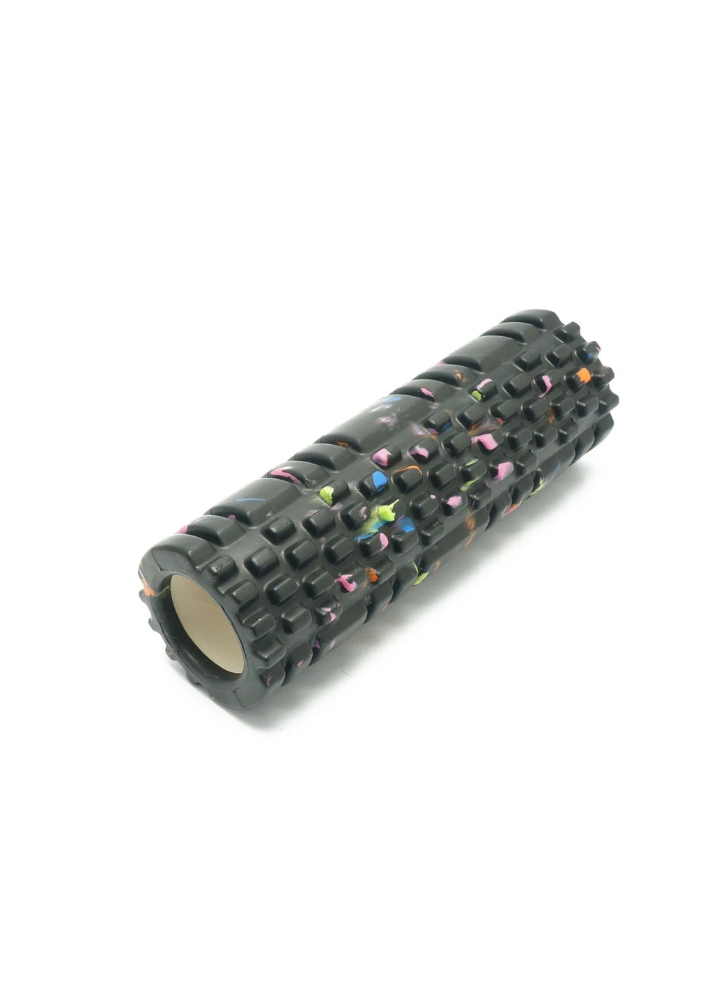 Масажний ролик Grid Roller Mini 30 см Multi чорний (ролер, валик, циліндр для йоги, пілатесу і масажу) EasyFit (237657446)