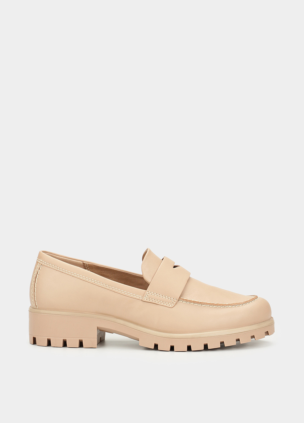 Ecco Туфли лоферы бежевый з натуральная кожа, дания — демисезон (330358853)