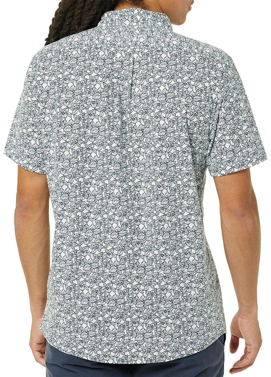 Белая кэжуал рубашка с рисунком Goodthreads