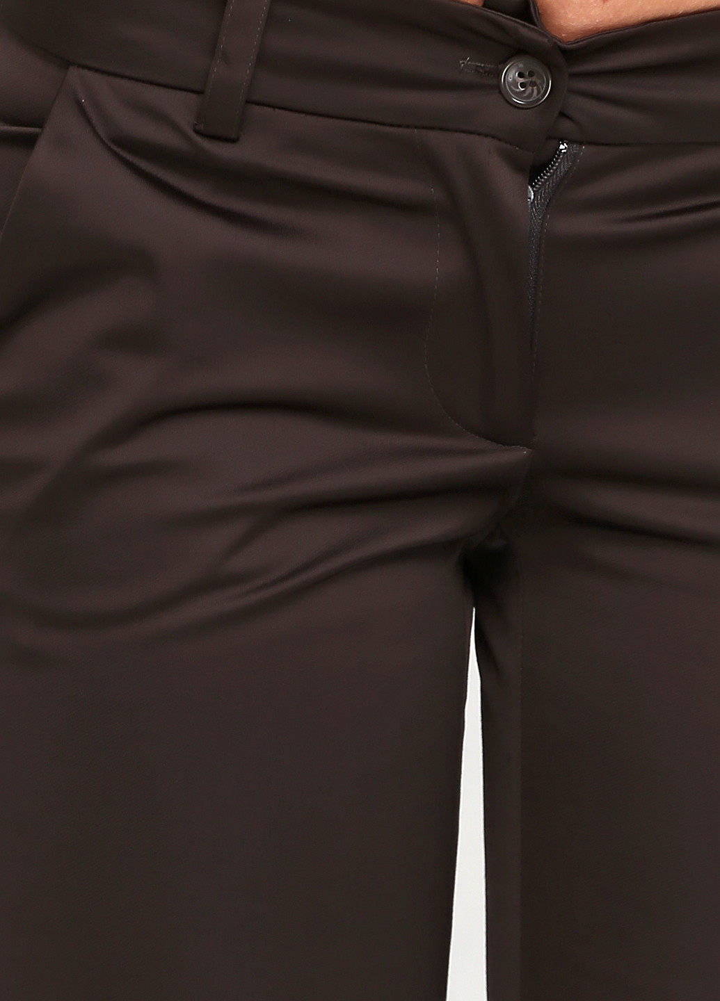 Коричневые кэжуал демисезонные клеш брюки On Line