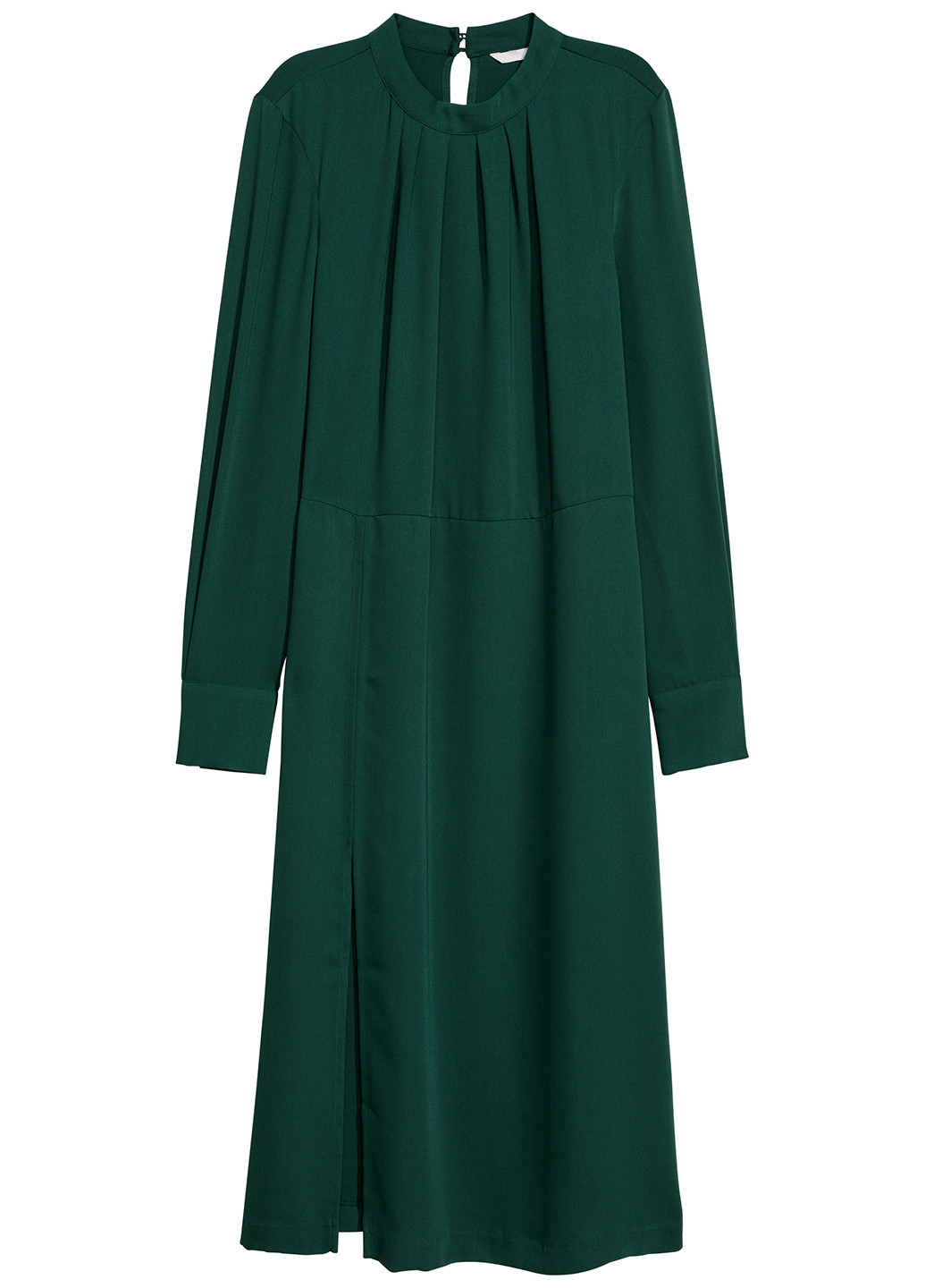 Зелена кежуал сукня а-силует H&M однотонна