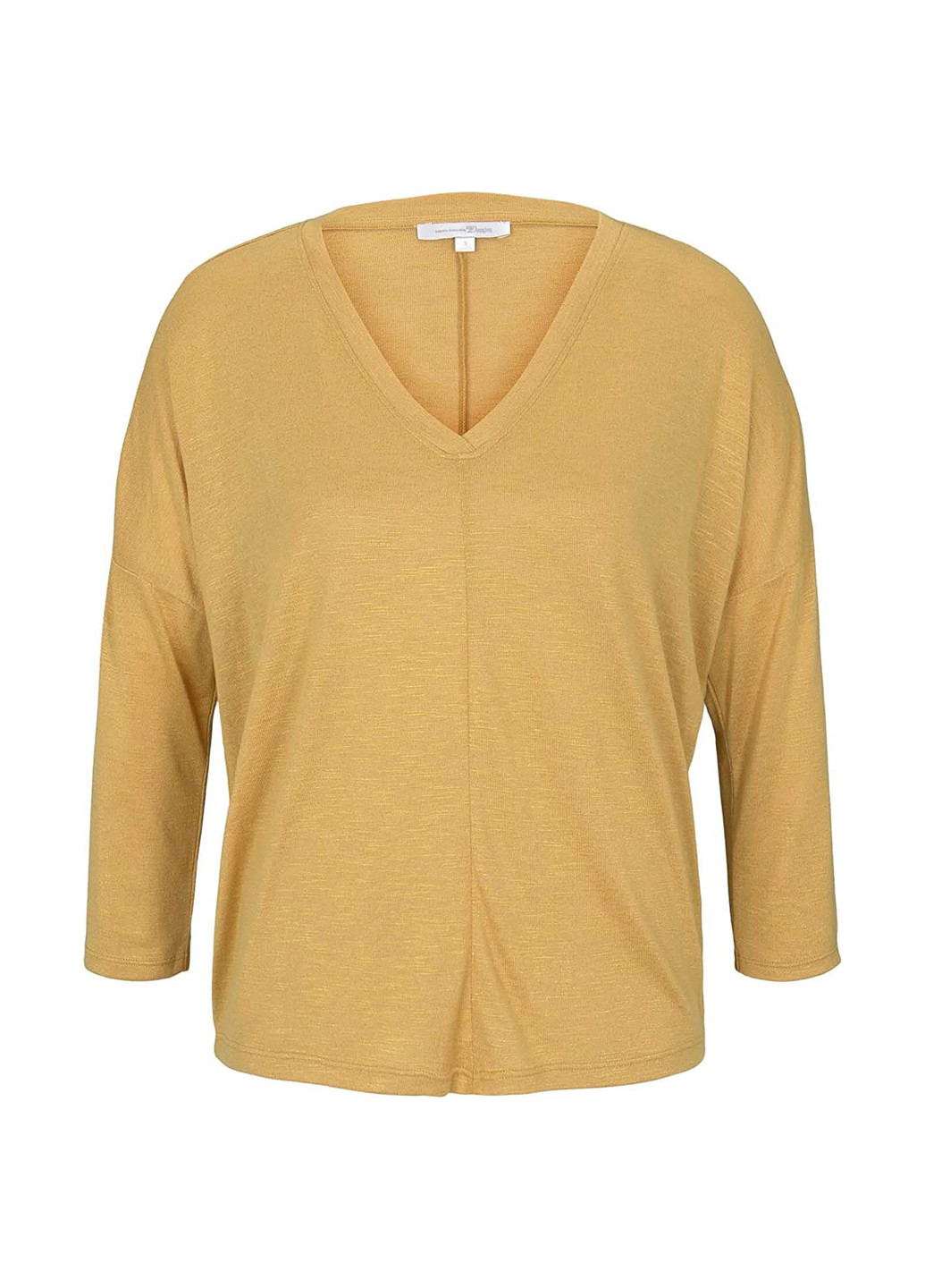 Желтый демисезонный пуловер пуловер Tom Tailor