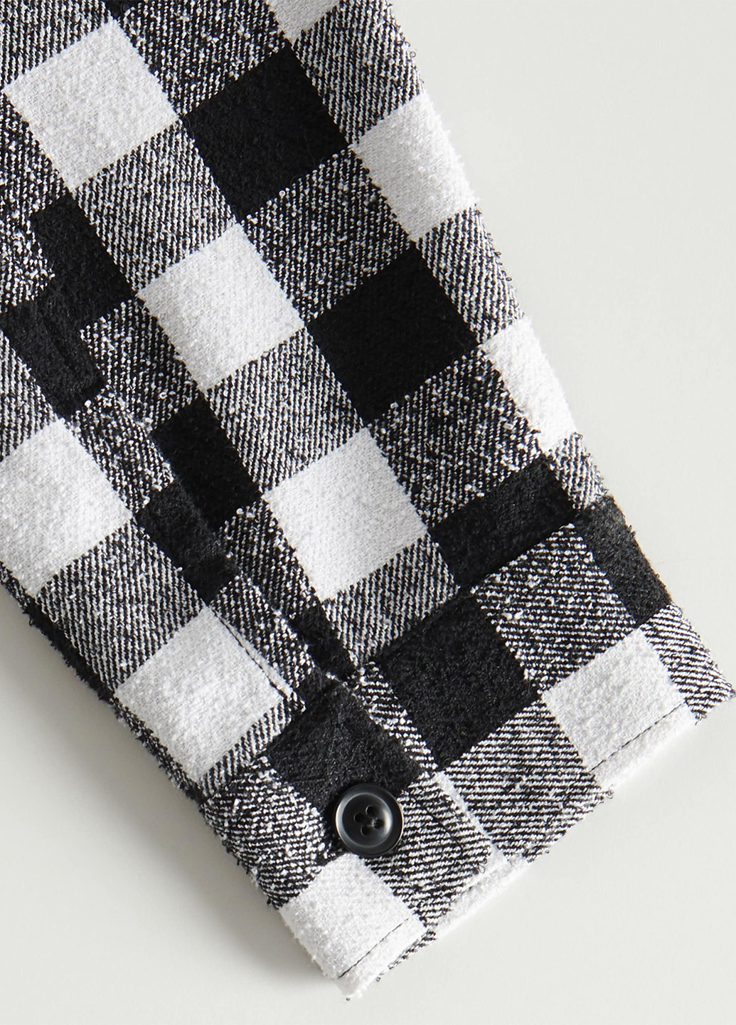 Черно-белая кэжуал рубашка в клетку Reserved