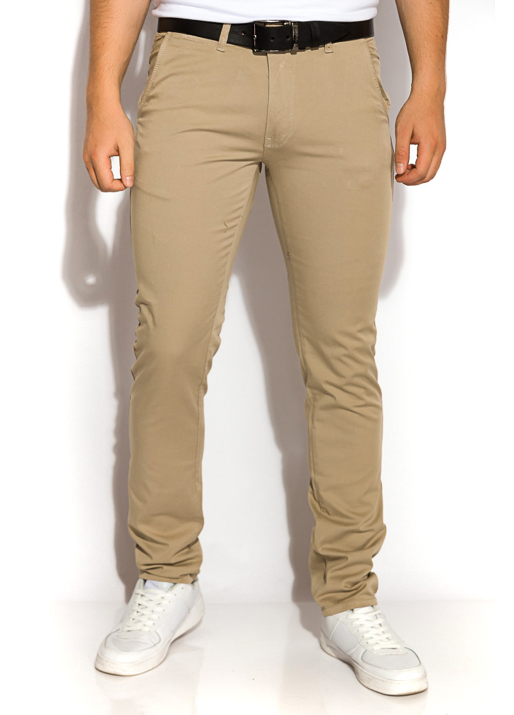 Песочные кэжуал демисезонные чиносы брюки Time of Style