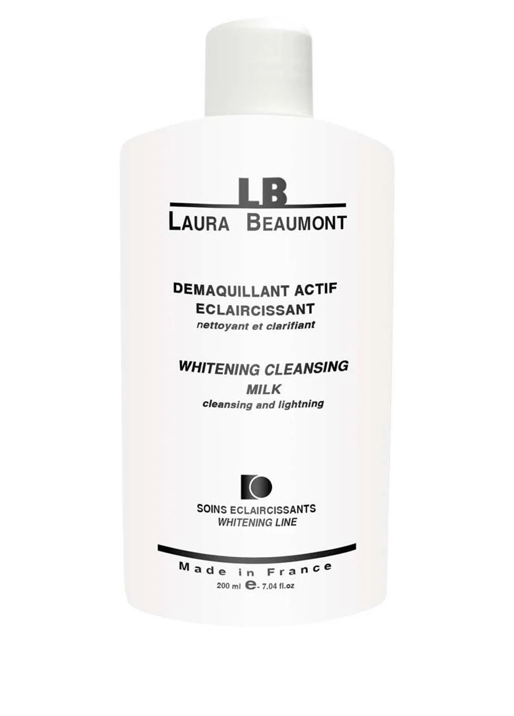 Молочко осветляющее очищає, 200 мл Laura Beaumont (26276066)