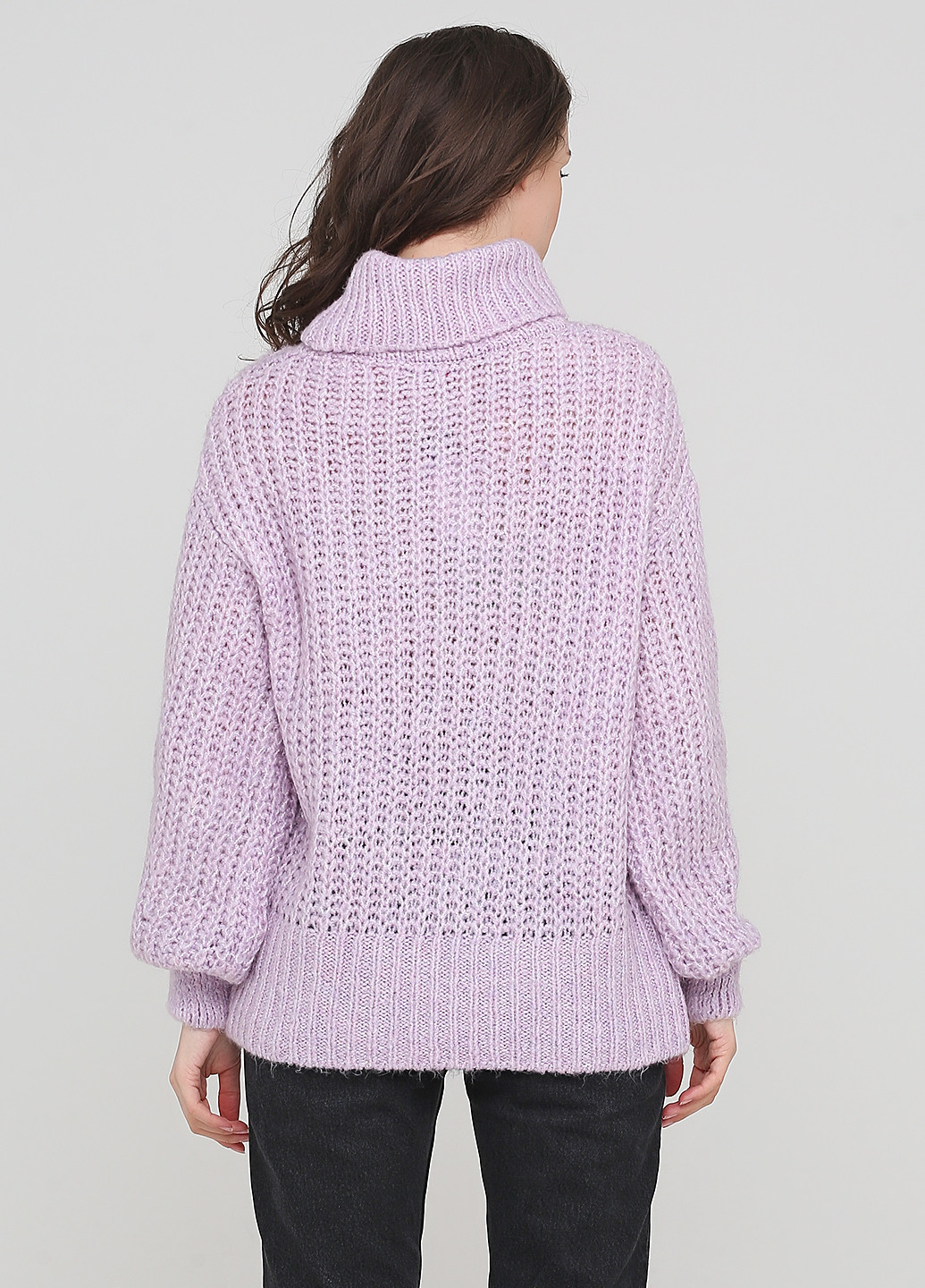 Сиреневый демисезонный свитер Mixray
