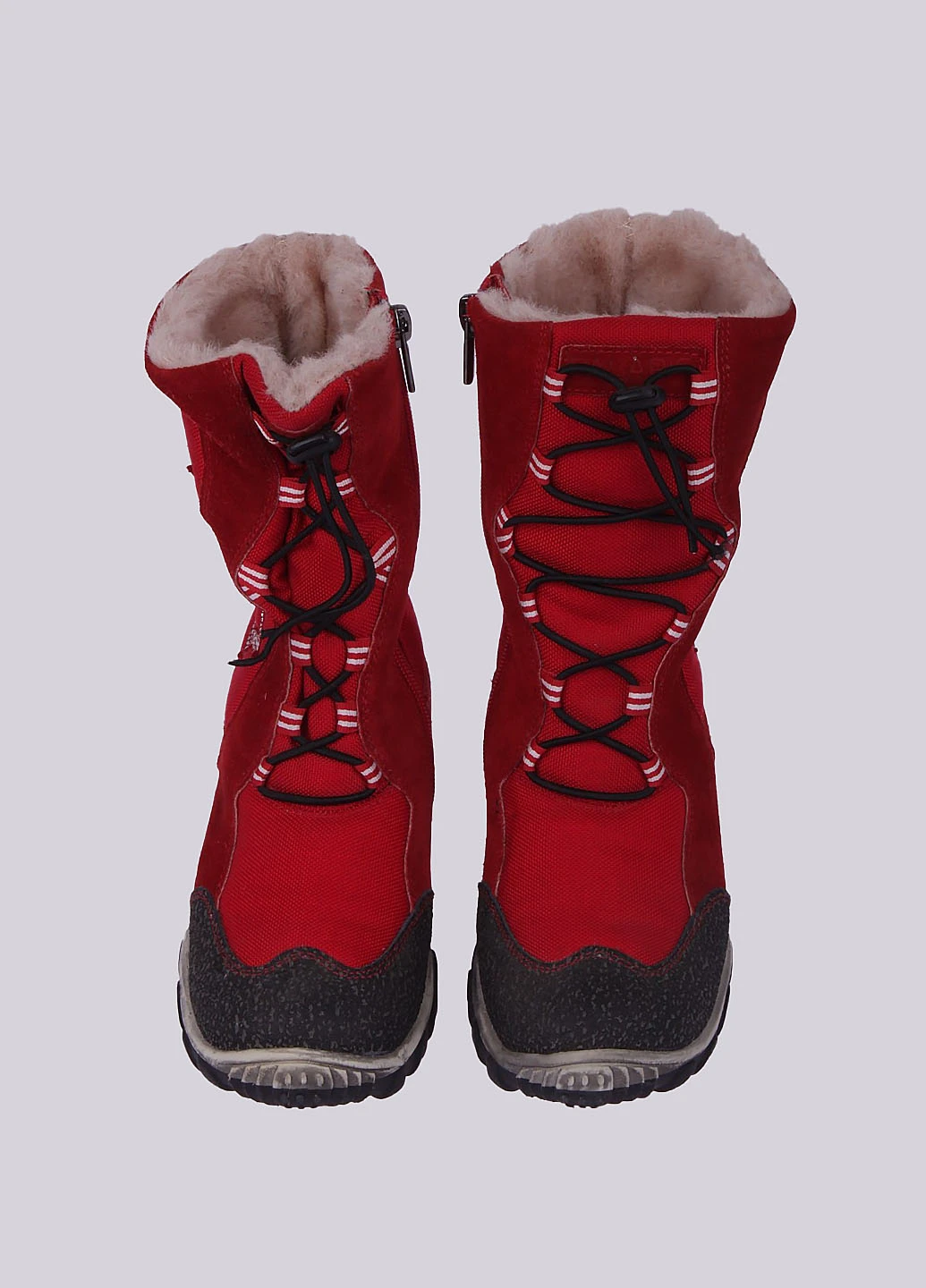 Красные кэжуал зимние ботинки Palaris