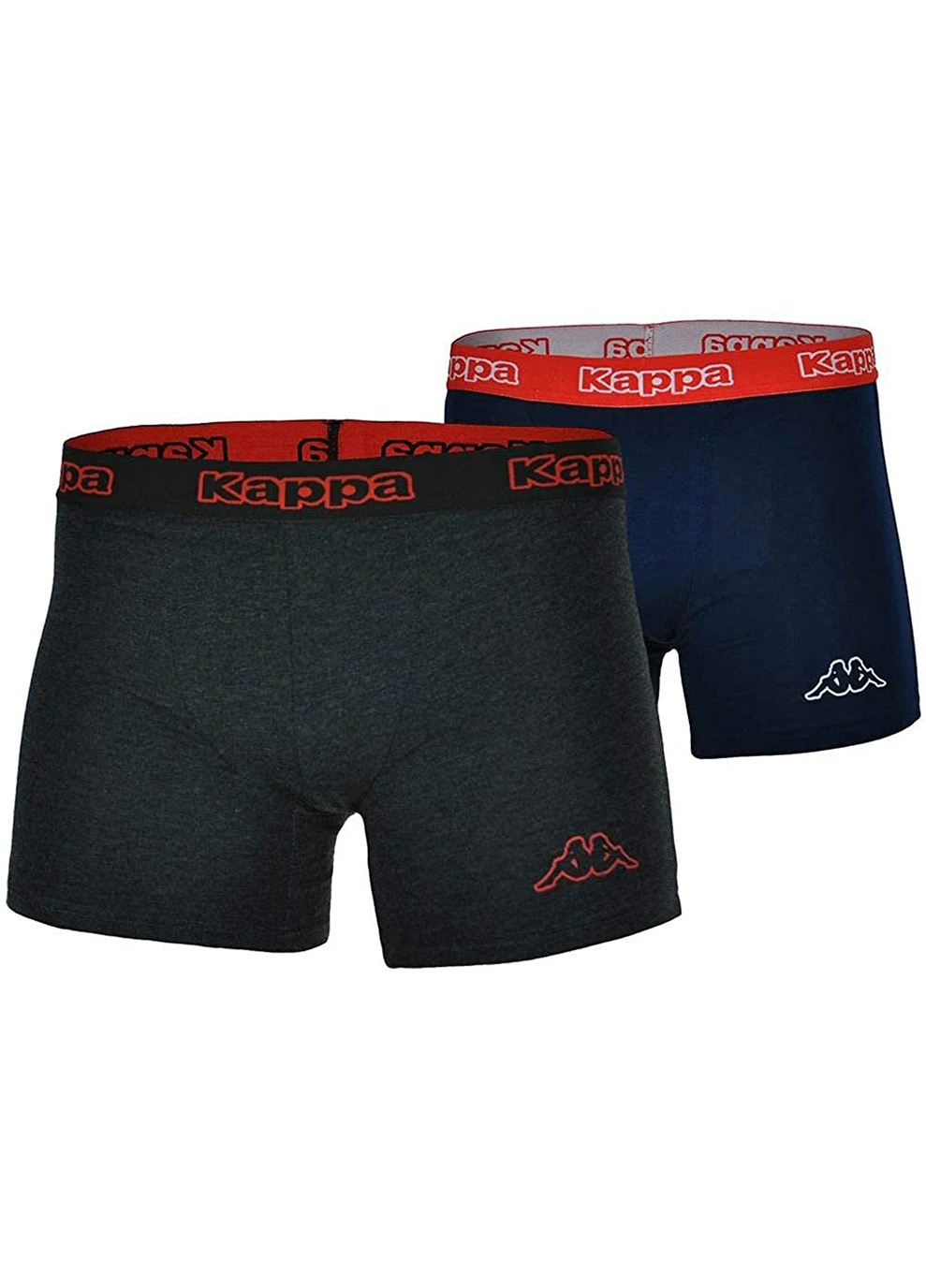 Трусы-боксеры Men's Boxer 2-pack XL Black/blue 304JB30-957 Kappa (253678078)
