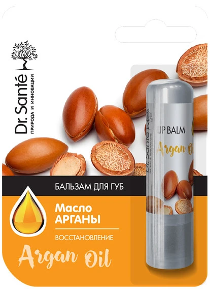 Бальзам для губ с маслом арганы "Восстановление" Argan Oil Dr. Sante (250116060)