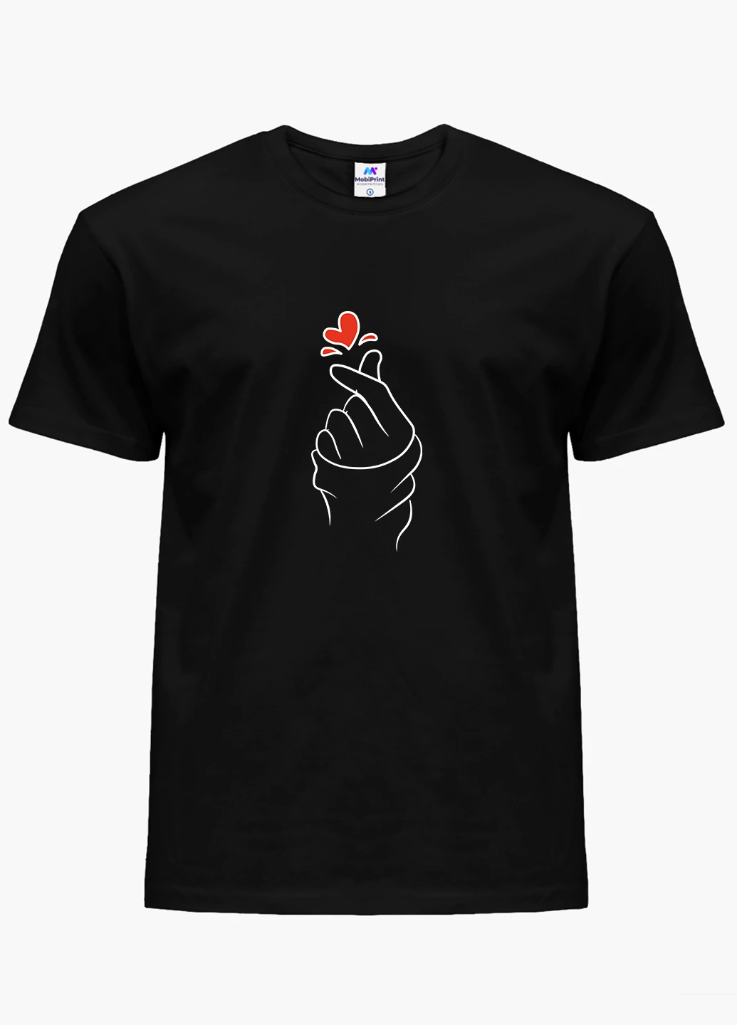 Черная демисезонная футболка детская бтс (bts)(9224-1165) MobiPrint