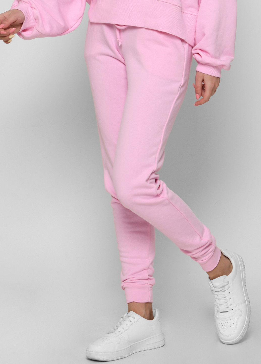 Розовые спортивные демисезонные джоггеры брюки Carica