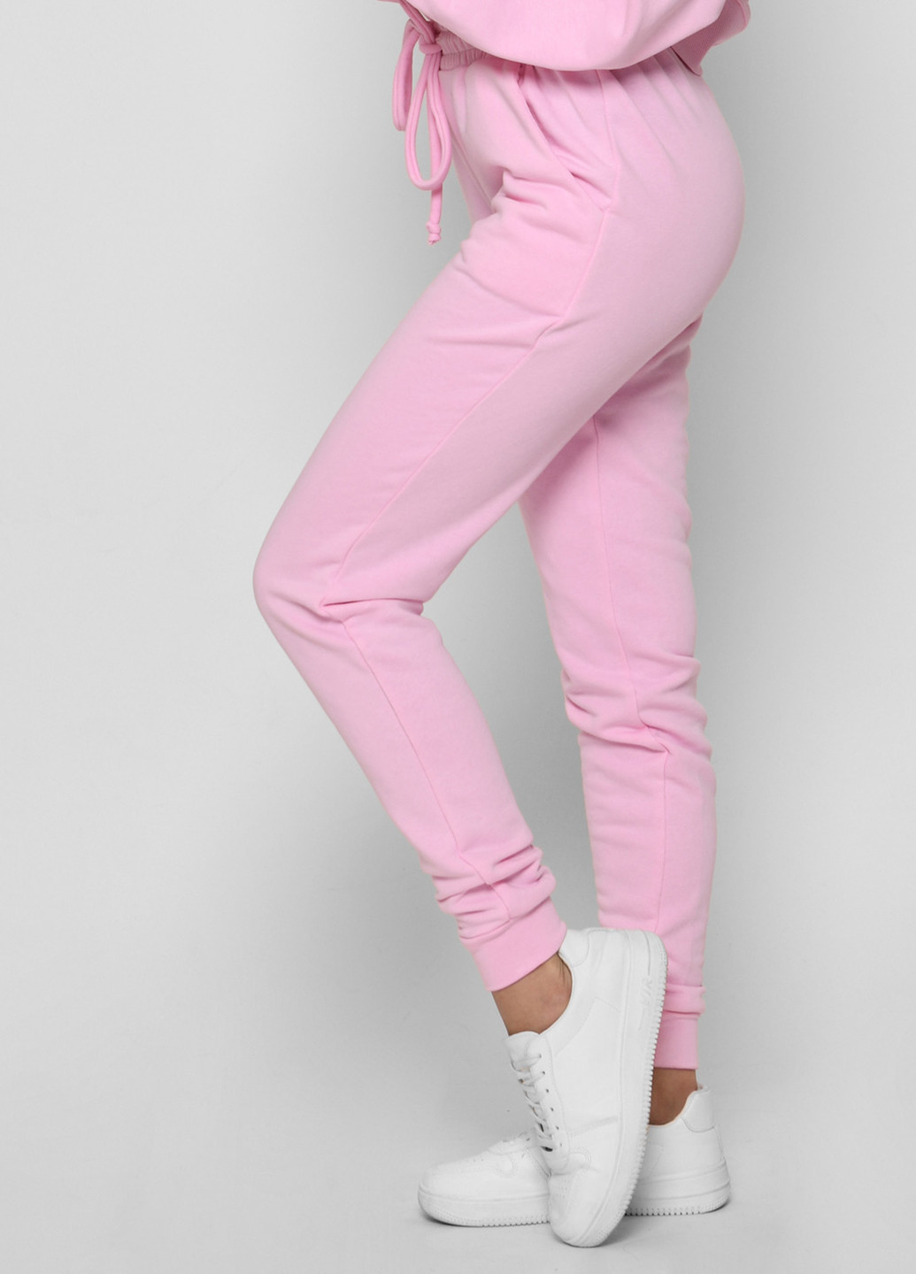 Розовые спортивные демисезонные джоггеры брюки Carica