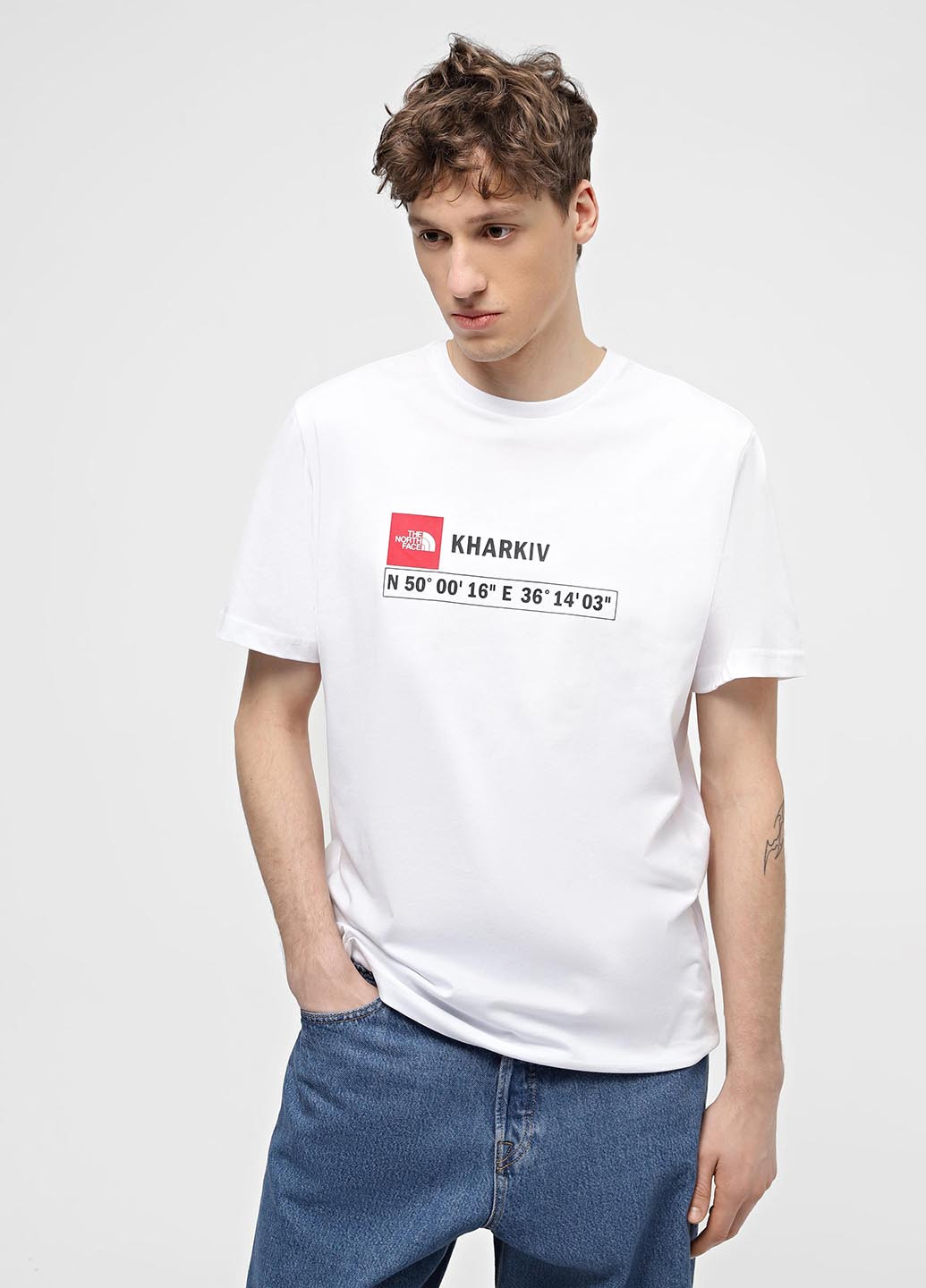 Біла футболка The North Face