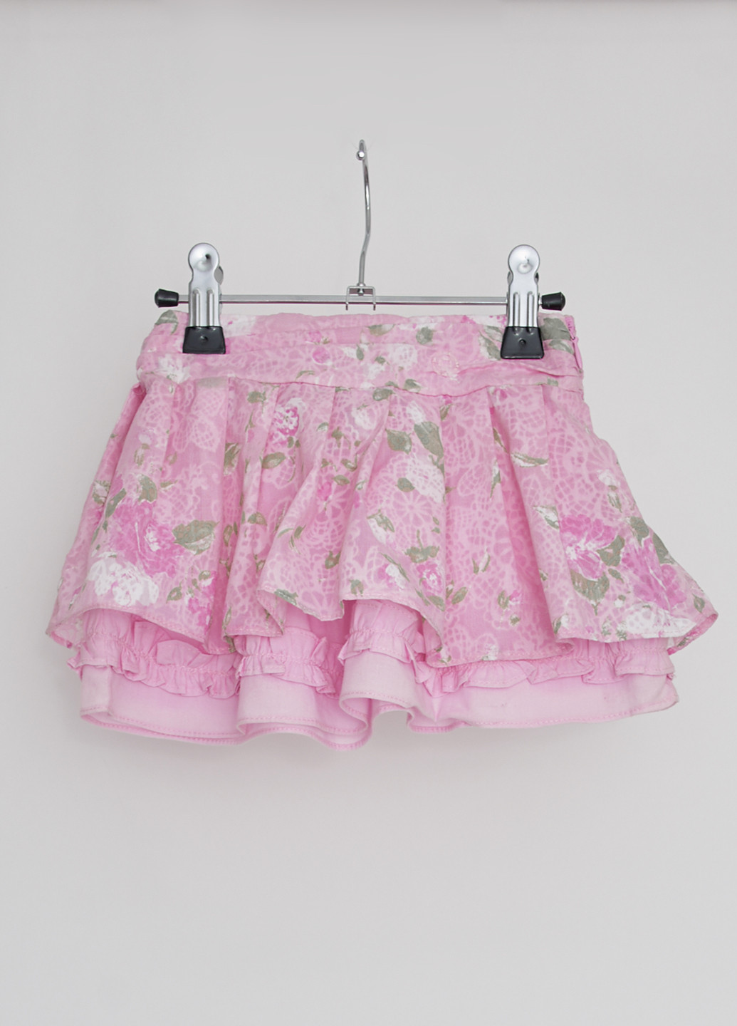 Розовая кэжуал цветочной расцветки юбка Marasil клешированная