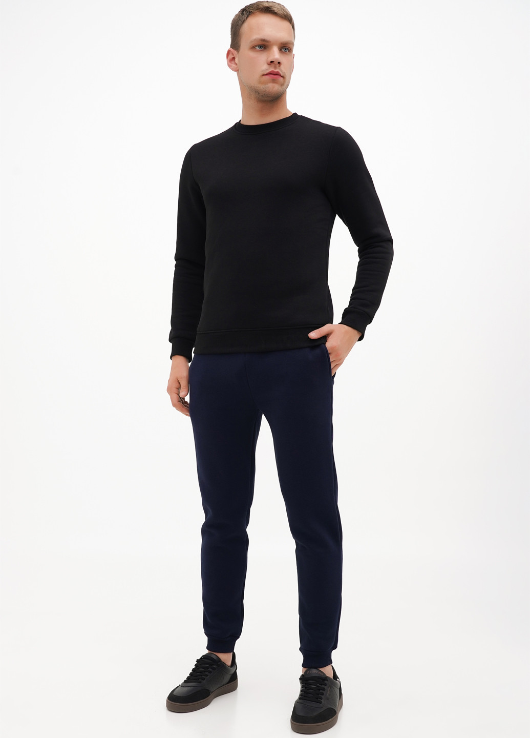 Темно-синие спортивные зимние джоггеры брюки BEKI