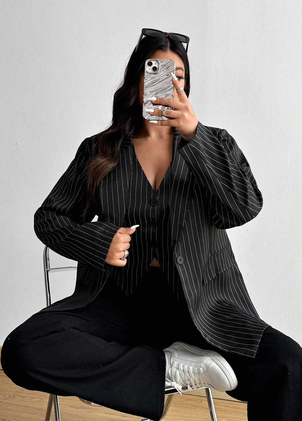 Костюм (жакет, жилет) SHEIN (346167747)