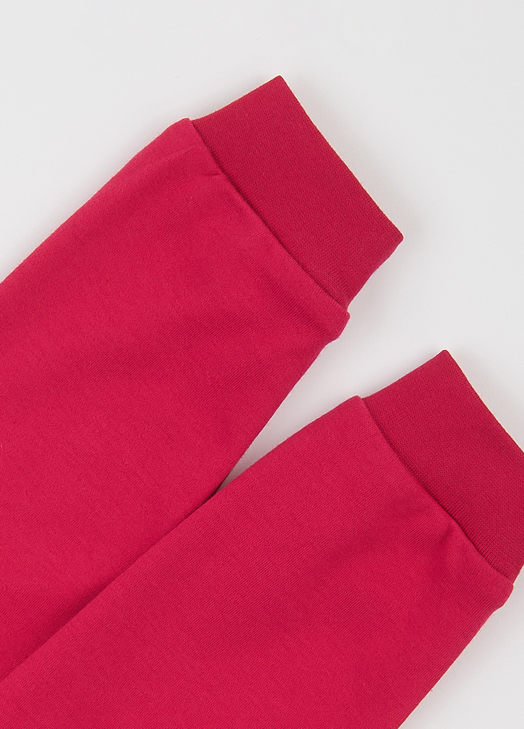 Garnamama світшот однотонний вишневий кежуал бавовна, інтерлок