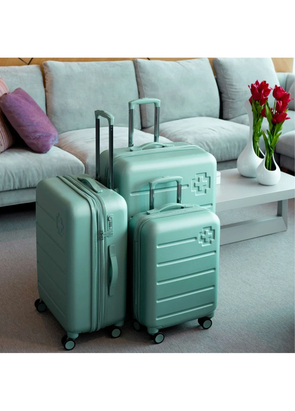 Чемодан Berlin (S) Mint (SWB_LHBER507S) Swissbrand (252825193)