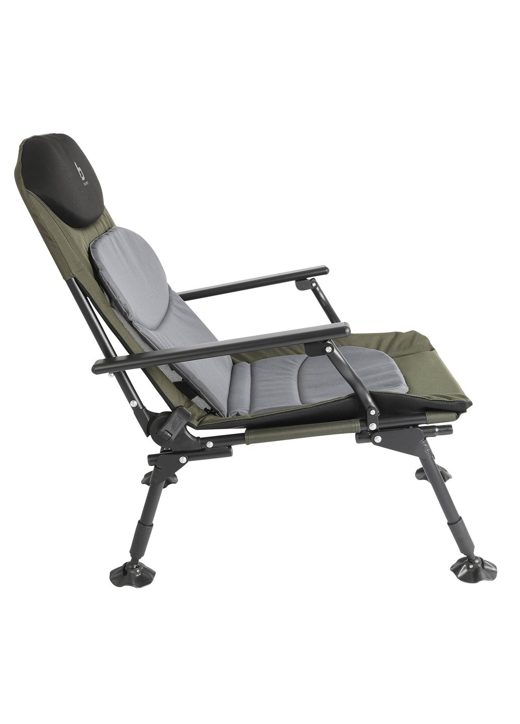 Крісло розкладне Carp Black/Grey/Green (1204100) Bo-Camp (253114944)