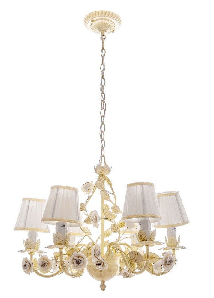 Люстра підвісна флористика з абажуром BKL-519S/6 E14 Brille (253887470)